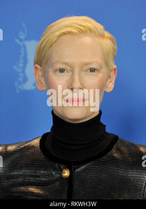 Berlin, Germany. 12th Feb, 2019. Berlin Film Festival. Photocall Film The Souvenire. Pictured: Tilda Swinton Credit: Independent Photo Agency/Alamy Live News Stock Photo
