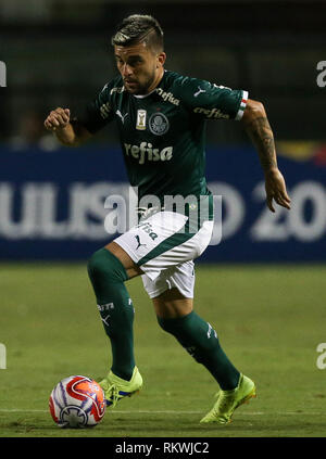 Luiz Otavio of Bahia Celebrates his goal (1-1) during the Brazilian  National league (Campeonato Brasileiro) football match between Palmeiras v  Bahia at Allianz Parque formerly known as Palestra Italia in Sao Paulo