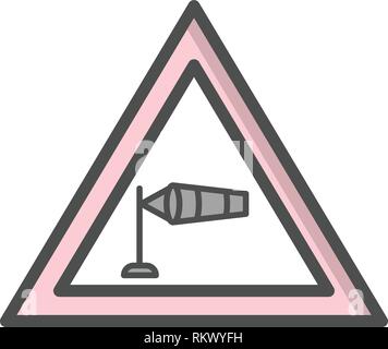 Vector Strong cross wind Icon Sign Icon Vector Illustration For Personal And Commercial Use... Clean Look Trendy Icon... Stock Vector