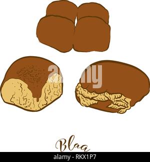 https://l450v.alamy.com/450v/rkx1p7/colored-sketches-of-blaa-bread-vector-drawing-of-bun-food-usually-known-in-ireland-colored-bread-illustration-series-rkx1p7.jpg