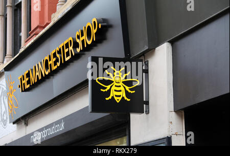 The Manchester Shop Stock Photo