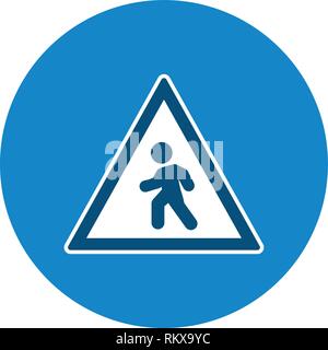 Vector Pedestrian crossing Icon Sign Icon Vector Illustration For Personal And Commercial Use... Clean Look Trendy Icon... Stock Vector