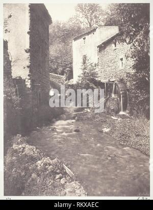 Moulins A Eau En Auvergne Edouard Baldus French Born Germany