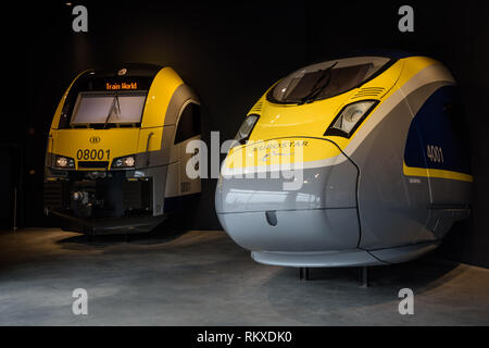 Brüssel, Eisenbahnmuseum Train World - Brussels, Train World Railway Museum Stock Photo