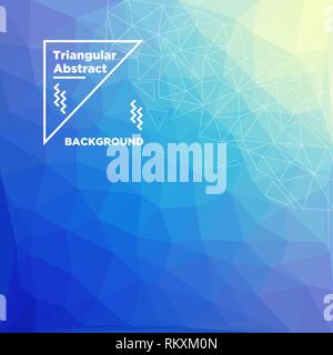 Triangular Polygonal Background Stock Vector