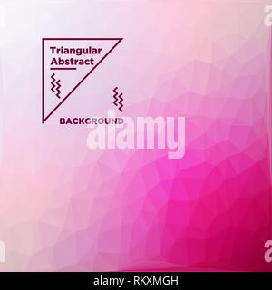 Triangular Polygonal Background Stock Vector