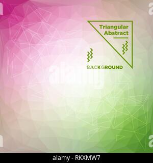 Triangular Polygonal Background Stock Vector