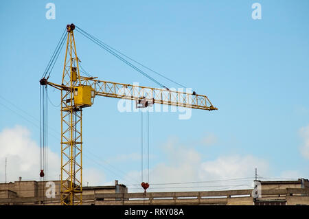 The automatic mechanism for building of houses. High resolution image. Stock Photo