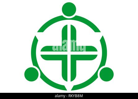 medical icon logo concept vector vector concept flat design Stock Photo