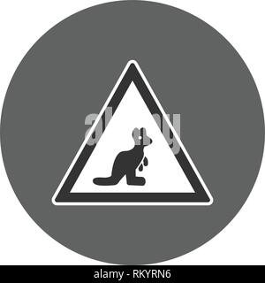 Vector Road Sign Icon Stock Vector