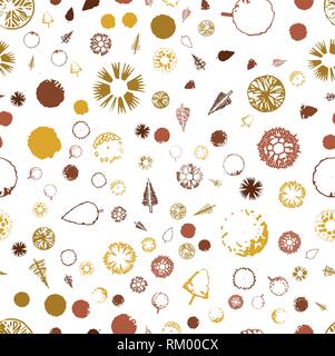 Vector icons topographic symbols. Drawing doodling map elements. Stock Vector