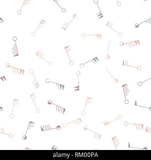 Streamless pattern with topographic meteo  icons Stock Vector
