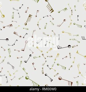Meteo topographic icons. Streamless pattern. Stock Vector