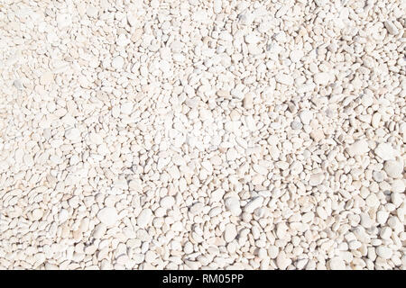 White pebble texture close up Stock Photo