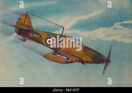 'Hawker 'Hurricane' Fighter Monoplane', c1944. Creator: Unknown. Stock Photo