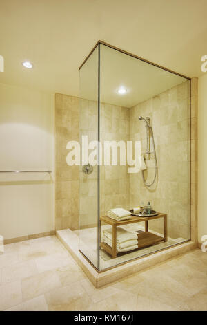 Luxury shower Stock Photo