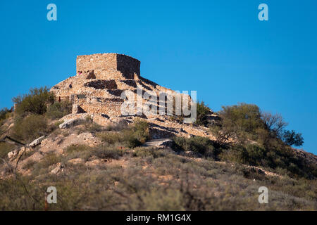 Tuzigoot National Monument in Northern Arizona Stock Photo