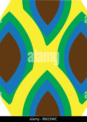 Abstract colorful geometric shape of background. Creative and inspiration design of vector art. Stock Vector