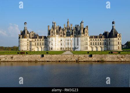 Chateau de Chambord, Loir-et-Cher department, Centre-Val de Loire region, France, Europe.