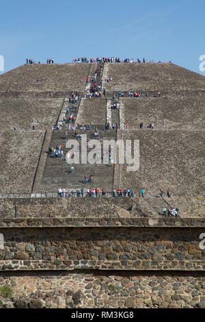 Pyramid of the Sun, Teotihuacan Archaeological Zone, State of Mexico, Mexico