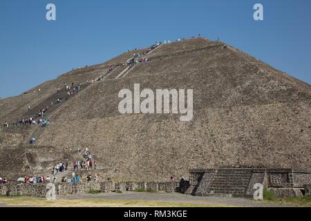 Pyramid of the Sun, Teotihuacan Archaeological Zone, State of Mexico, Mexico