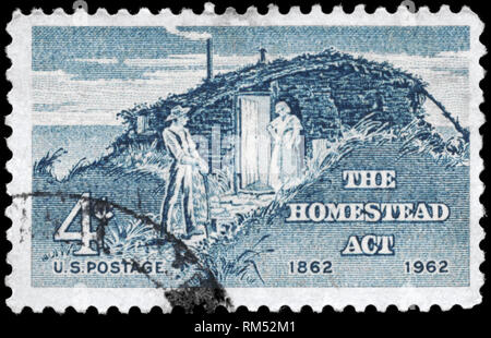 4¢ Homestead Act - Pack of 25 unused stamps from 1962