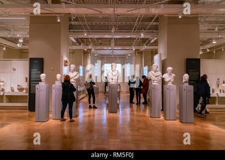 Toronto, OCT 6: Interior view of the Royal Ontario Museum on OCT 6, 2018 at Toronto, Canada Stock Photo