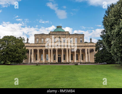 Cheltenham, Gloucestershire, England UK Pittville Pump Room an old spa mineral water building. Magnificent example of Regency architecture. Stock Photo