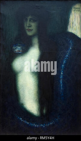 Franz von Stuck (1863-1928), Sin, ca. 1912. Die Sünde.  Alte Nationalgalerie, Berlin, Germany. Stock Photo