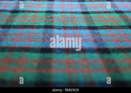 Scottish Tartan Plaid Stock Photo