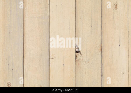 Vintage light painted rustic old wooden horizontal planks wall textured background. Faded natural wood board panel structure. Stock Photo