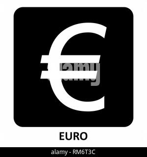 Euro symbol illustration Stock Vector