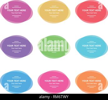 Set of Vector Colorful Banners Stock Vector