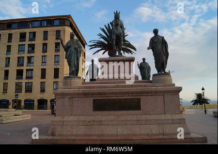 Amazing day trip in Ajaccio, Corsica Island Stock Photo