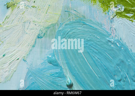 Grunge oil colors strokes background Stock Photo