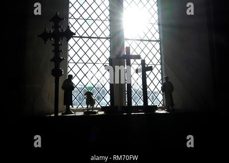 All Saints Church, Godshill, Isle of Wight, England, UK. Stock Photo