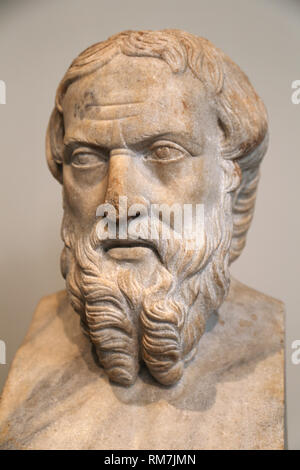 Marble bust of Herodotos, Roman, Imperial