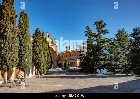 Salamanca, Spain; February 2019: Sculptures by the Chinese artist Xu Hongfei in an exhibition in different monumental enclaves of Salamanca Stock Photo