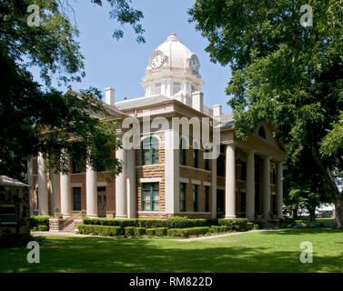 Mason County Courthouse - Mason, Texas Stock Photo