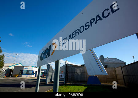 GKN, Factory, Entrance, East Cowes, isle of Wight, England, UK, Stock Photo