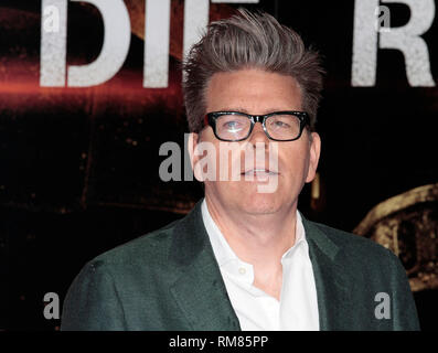 London, UK, 28th May 2014 Christopher McQuarrie arrives at the BFI IMAX in London for the UK leg of his 3 city World Premiere of 'Edge of Tomorrow' -  Stock Photo