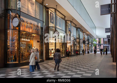 Liverpool One shopping mall. Stock Photo