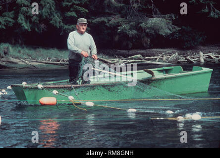 Native American Fishing Stock Photo