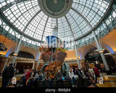 Niagara Falls, SEP 30: Interior view of the Fallsview Casino Resort on SEP 30, 2018 at Niagara Falls, Canada Stock Photo