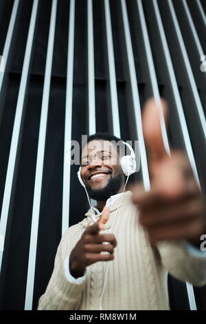 Pointing at you Stock Photo