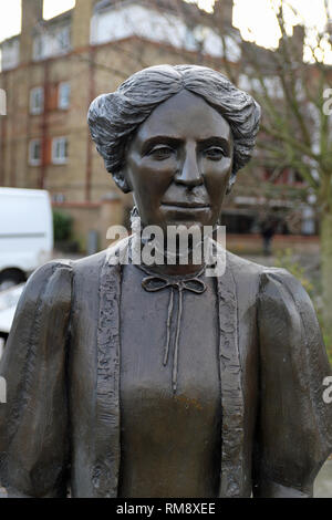 Statue of Ada Salter, née Brown (20 July 1866 – 4 December 1942) in Bermondsey who was an English social reformer.