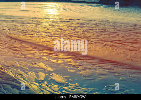 Natural sand background sunset light Stock Photo