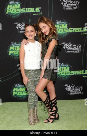 Lexi Kolker, Ava Kolker at arrivals for KIM POSSIBLE Premiere pt2, Television Academy, Los Angeles, CA February 12, 2019. Photo By: Priscilla Grant/Everett Collection Stock Photo