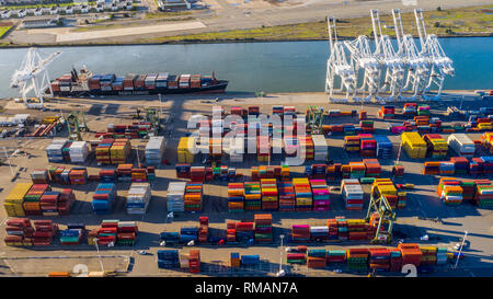 The Port of Oakland, California, USA Stock Photo