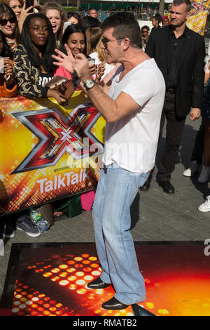 OIC - ENTSIMAGES.COM -  Simon Cowell at The X Factor London Auditions at the SSE Arena Wembley in London, England. 21st July 2015  Photo Chris Yates Ents Images/OIC 0203 174 1069 Stock Photo